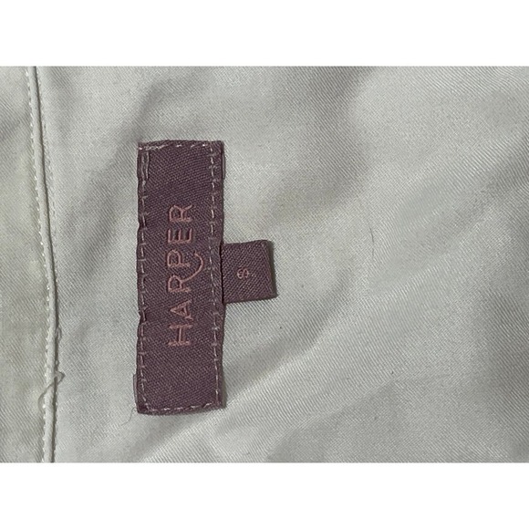 Harper White Long Sleeve Button Down Collared Shirt Womens Size S - Picture 2 of 6